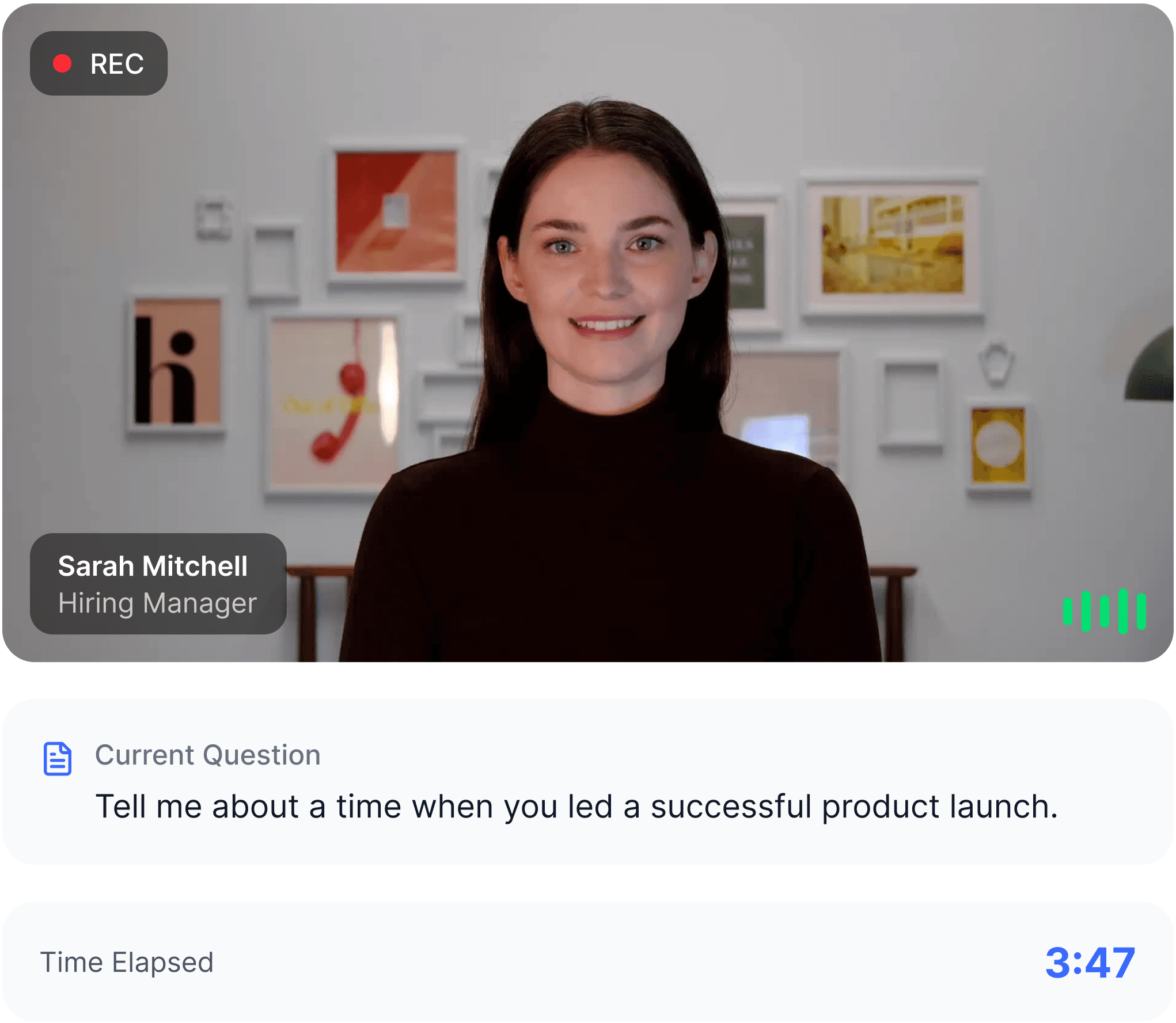 Hyper-Realistic AI Interviewers