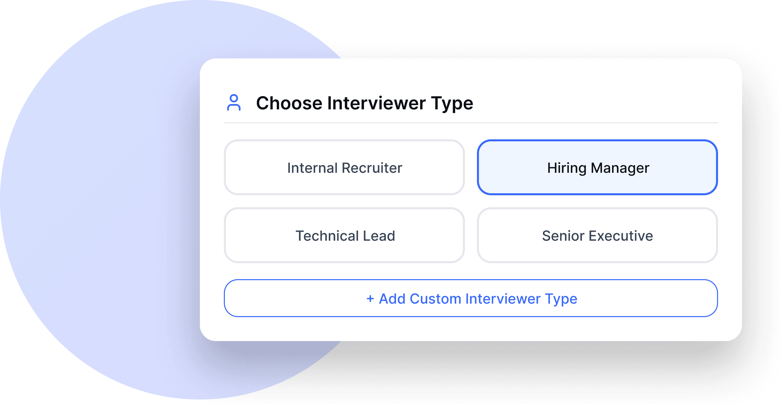 Select Your AI Interviewer