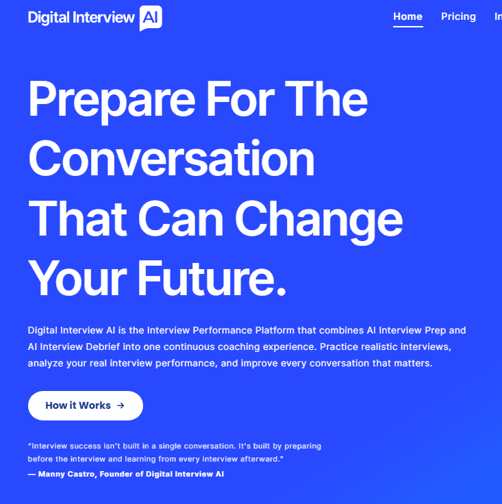 Digital Interview AI (Best Overall Alternative)